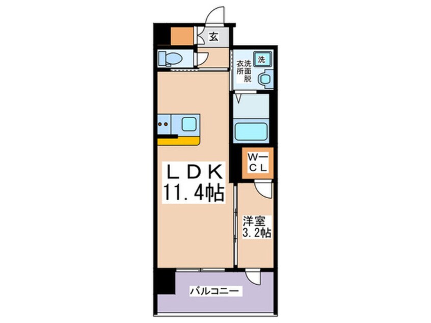 間取図 PHOENIX Clove Tomoi