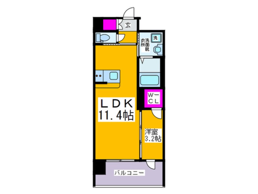 間取図 PHOENIX Clove Tomoi