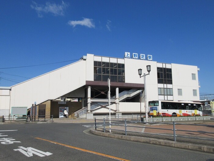 上野芝駅(役所)まで880m マンション寿Ｂ棟