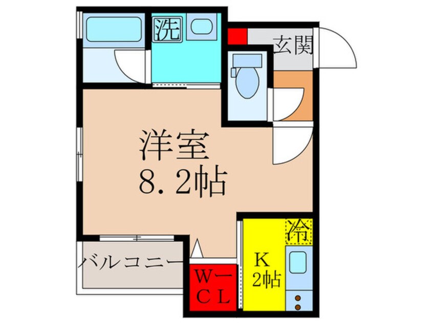 間取図 ＡＬＥＧＲＩＡ八尾