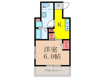 間取図 サンクラッソ　茨木駅前