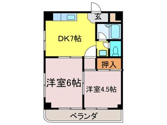 間取図 カーソル高井田