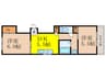 上穂ハイツ 2DKの間取り