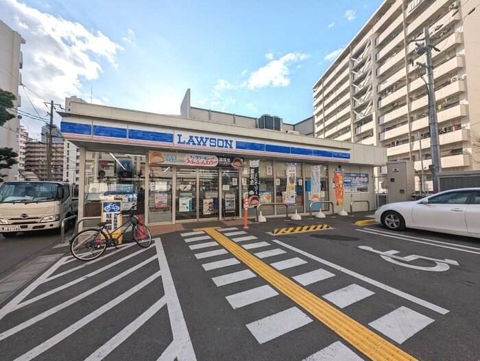 ローソン(コンビニ)まで433m ﾍﾞｲｻｲﾄﾞﾊﾟｰｸOSAKAｻｳｽﾚｼﾞﾃﾞﾝｼｽ