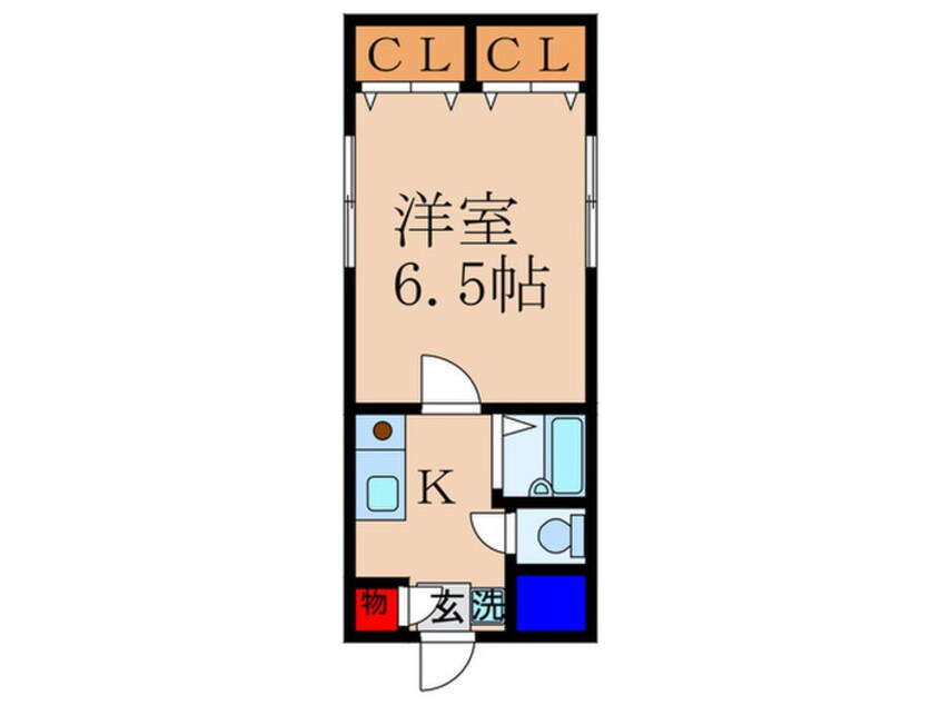 間取図 リバ－ジュ北浜