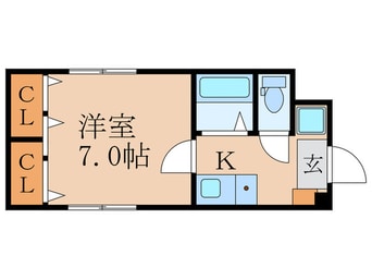 間取図 リバ－ジュ北浜