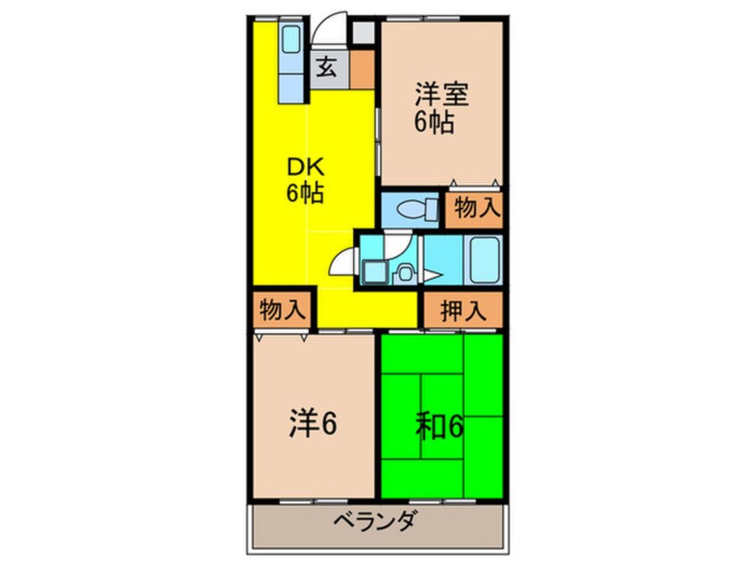 間取図 明青ハイツ宝塚