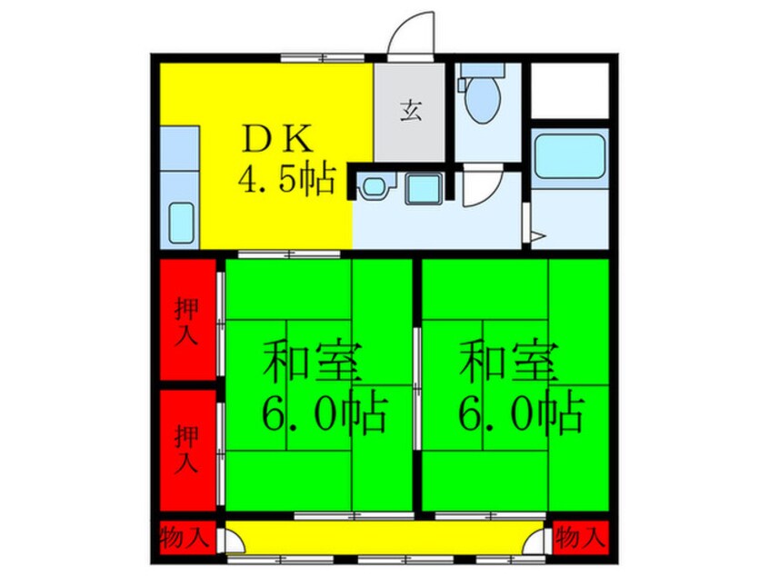 間取図 北野ビル