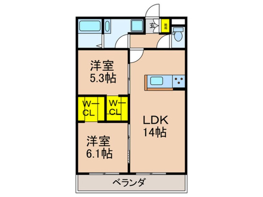 間取図 仮）枚方市楠葉朝日町新築