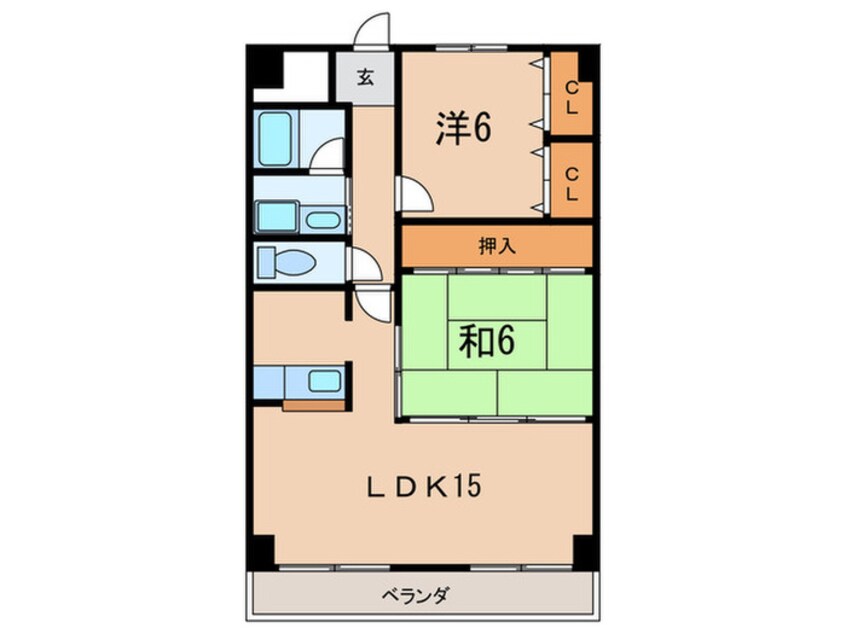 間取図 ディアコ－ト結