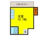 芝ハイツ 1Rの間取り