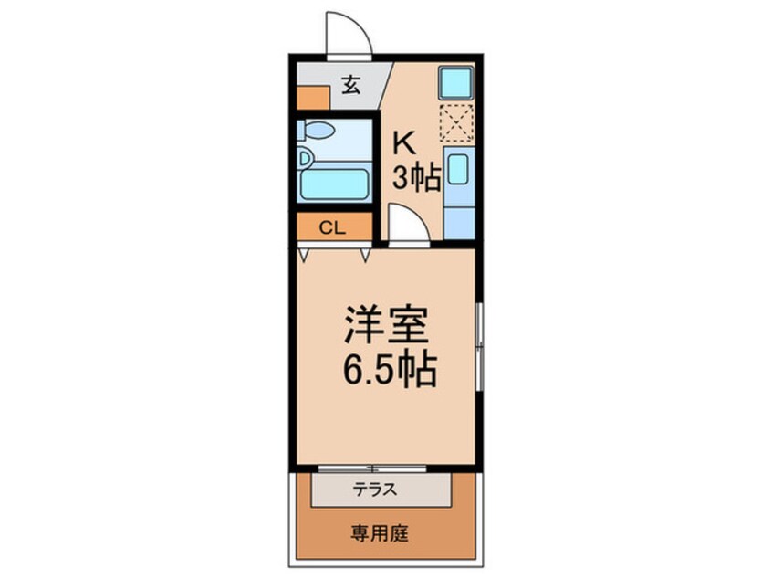 間取図 アリ－テ六甲