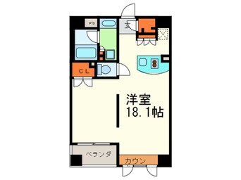 間取図 プライムアーバン堺筋本町