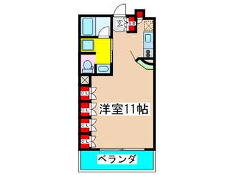 間取図 プライムアーバン堺筋本町