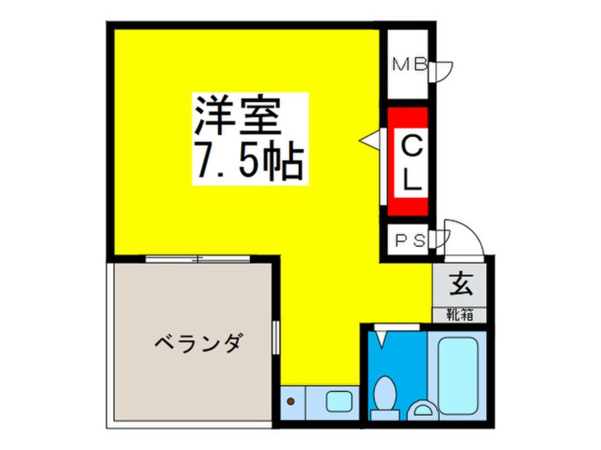 間取図 ＪＰアパ－トメント平野