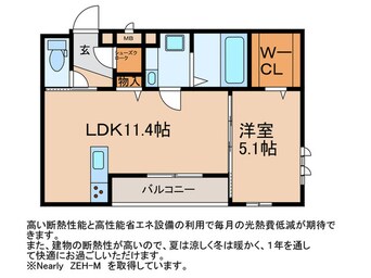 間取図 メルヴェイユ　ソレイユ