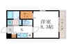 Shining二条離宮 1Kの間取り