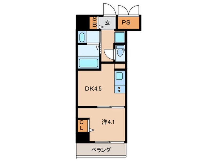 間取図 仮)立花駅前No.3ﾌﾟﾛｼﾞｪｸﾄ