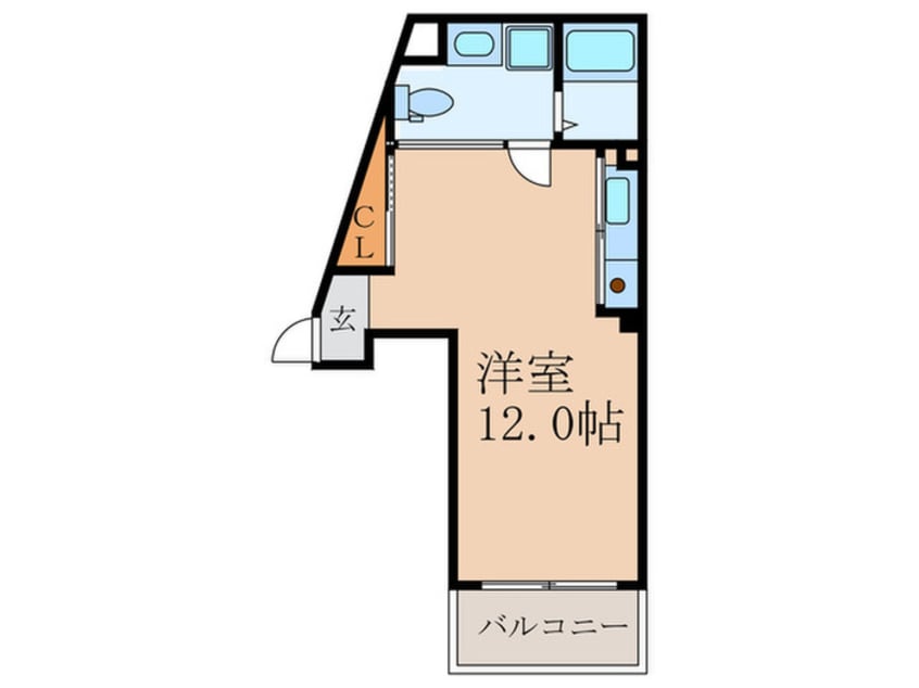 間取図 ベルグランデ新大阪
