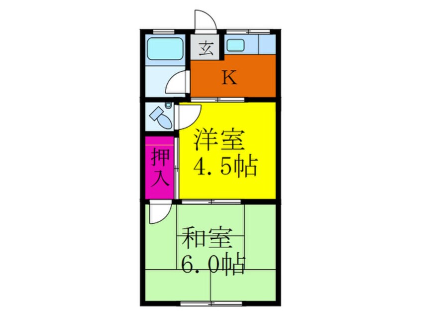 間取図 すみれ文化