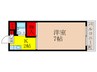 ル・プルミエ岩田 1Kの間取り
