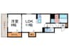 ディル西京極 1LDKの間取り