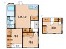 明石市鳥羽　倉庫付貸家 3DKの間取り