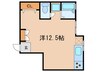 エトワ－ル御屋敷 1Rの間取り