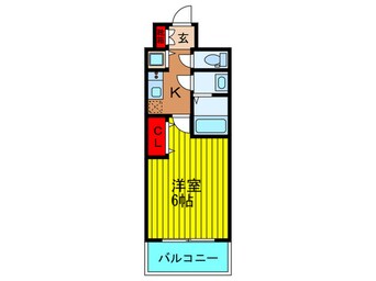 間取図 エスリード京橋(1306）