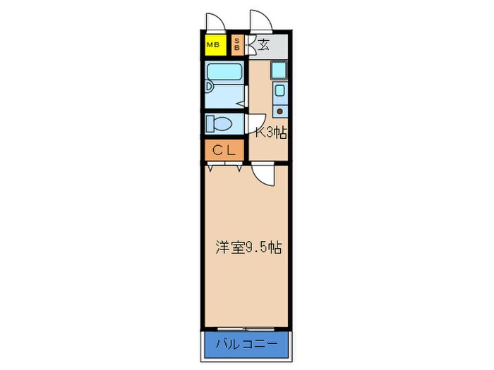 間取り図 ｲﾝｸﾞﾗﾝﾄﾞｱｳﾞｪﾆｭ-10番館