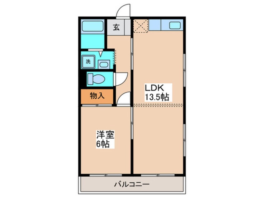 間取図 サウスビレッジ