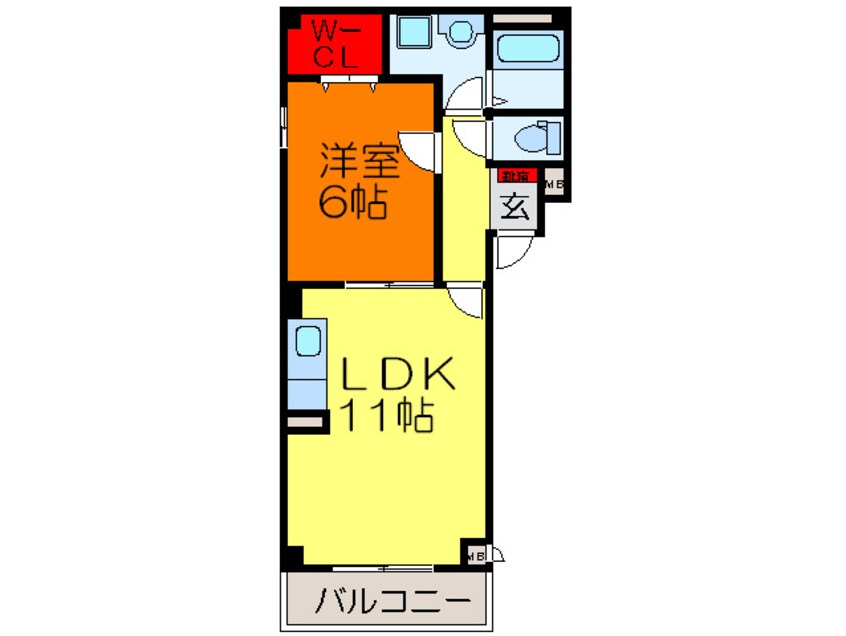 間取図 メゾン　ミニヨン