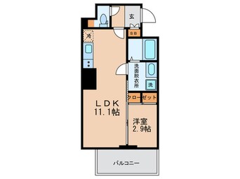 間取図 M：COURT新町