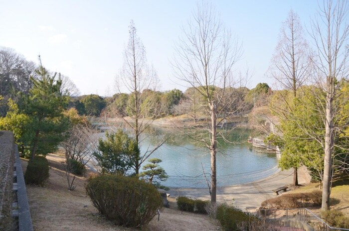 明治池公園(公園)まで600m 津々山台4丁目貸家