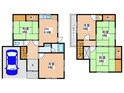 喜志新家町2丁目貸家の間取図