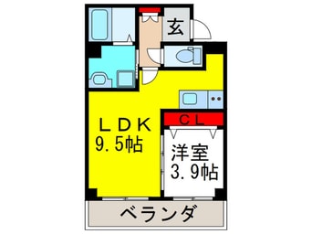 間取図 クレールメゾン向丘