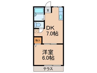 間取図 アンシャンテ