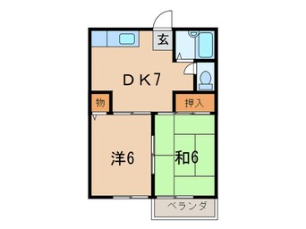 間取図 小川ハイツⅡ