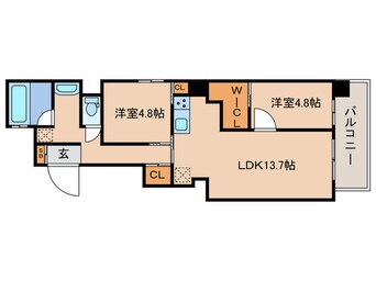 間取図 ベルビュー京都駅北