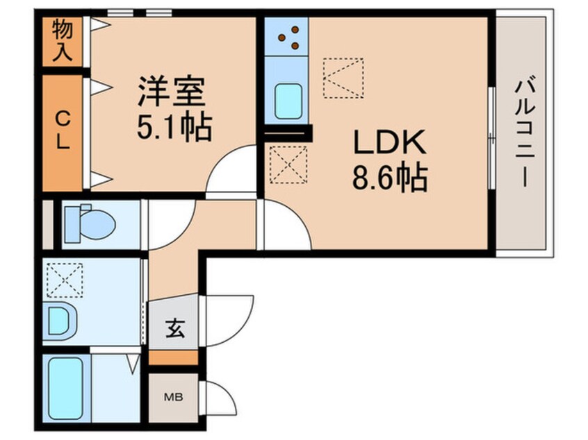 間取図 グラシオッソ