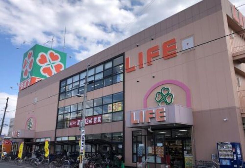ライフ 杭全店(スーパー)まで950m サンライフ北田辺