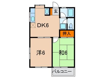 間取図 ジョイハイツ六甲