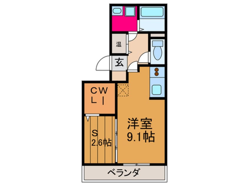 間取図 ボヌ－ル・フル－ル