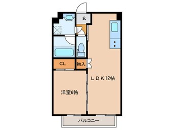 間取図 フラワー5番館