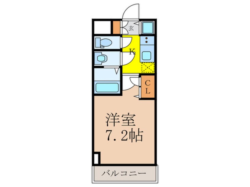 間取図 S-RESIDENCE新大阪Rish