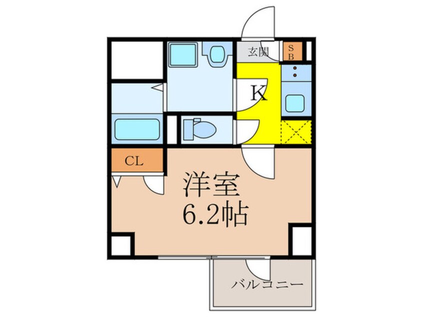 間取図 S-RESIDENCE新大阪Rish