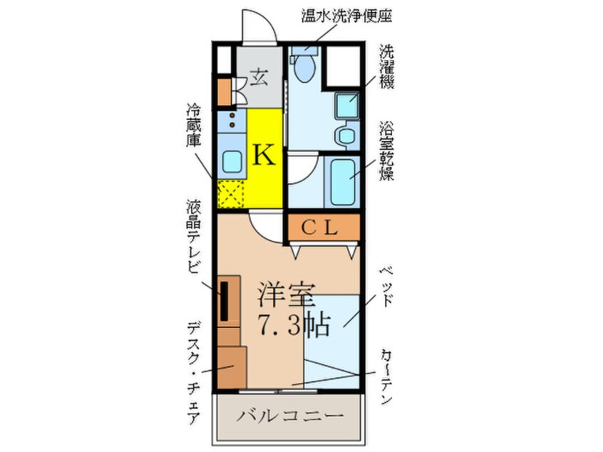 間取図 L-Place東三国