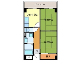 間取図 シャロン鷹取東