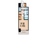 S-RESIDENCE堺altklas 1Kの間取り
