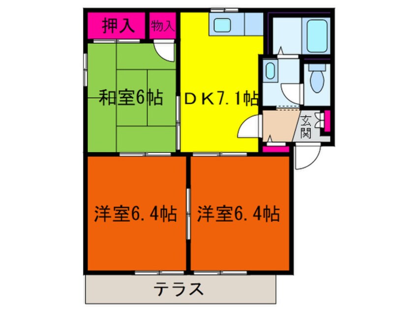 間取図 ボナ－ル